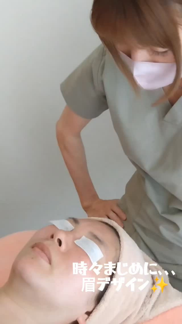 今日は3名のお客様の眉毛を